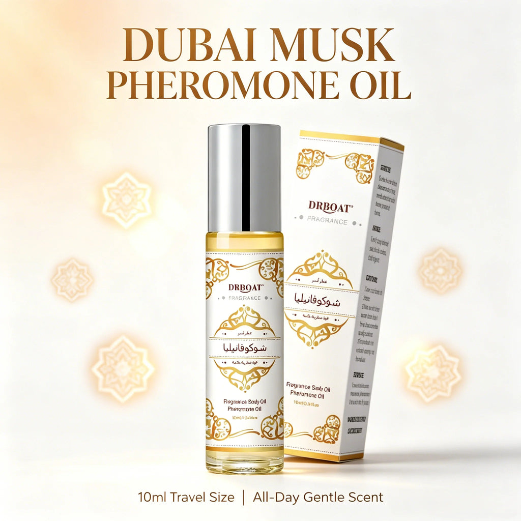 10ML Dubai Musk Pheromone Oil, Classical Roll on Subtle Perfume Oil, Original Eau De Toilette for Women Men, Dating Fragrance Oi
