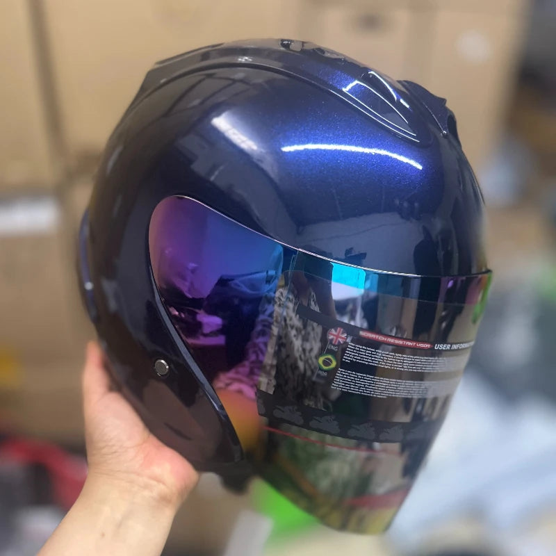 Motorcycle Helmet Open Face 3/4 Helmet Sword Cycling Dirt Racing Motorcycle Men and Women Helmet Capacete