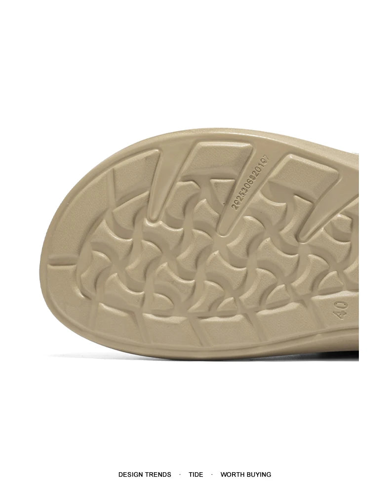 Sandals Breathable Soft Flat Shoes Men Slippers Breathable Casual Shoes for Men Beach Sandals Summer Fashion Shoes Luxury