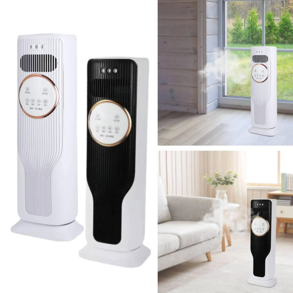 Three Level Ventilation Portable Fan Heater with Water Ice Tank for Home Bedroom Air Conditioning