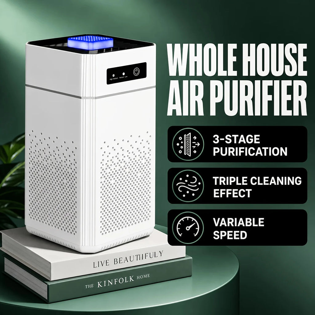 Portable Air Purifier Equipped with H13-Grade True HEPA Filter And Activated Carbon Filter, a Silent USB Air Purifier Capable