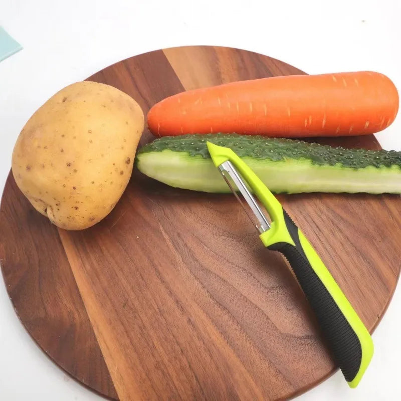 Reusable Kitchen Gadgets Stainless Steel Peeler Fruit Vegetables Cutter Peeling Knife