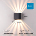 Outdoor Simple LED Wall Lamp Porch Garden Corridor Modern Indoor Wall Sconce Courtyard Landscape Lighting Waterproof IP65
