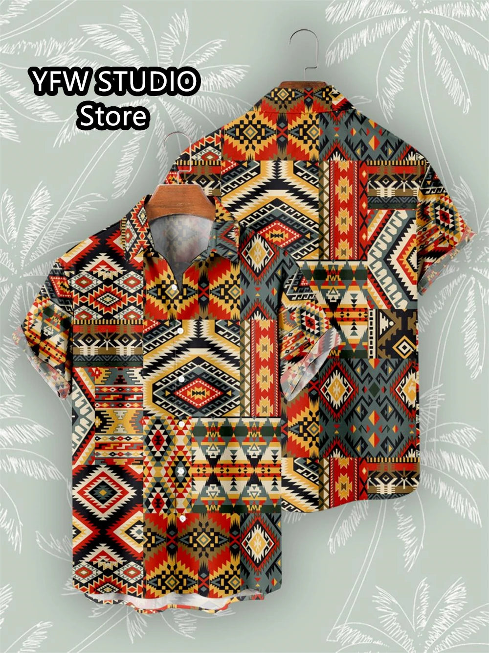 Retro Summer Shirts Short Sleeve Bohemian African Tribe 3D Print Shirts for Men 2025 Casual Hawaiian Beach Social Oversized Tops