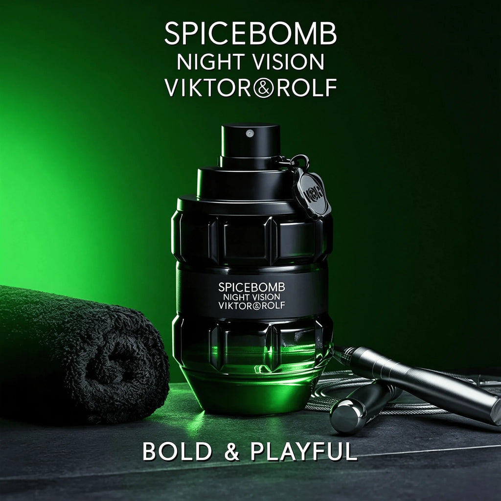 Viktor&Rolf Spice Night Vision Eau De Toilette - Fresh Spicy Cologne Fragrance with Black Spices, Green Mandarin Essence & Roasted Almond - Long Lasting - Iconic Scent for Warm and Cool Weather