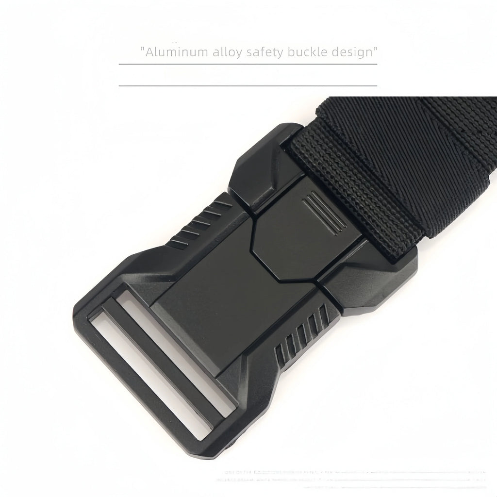 New Quick Release Pluggable Buckle Men Belt Breathable Elastic Outdoors Belts For Men Elastic Pants Belt