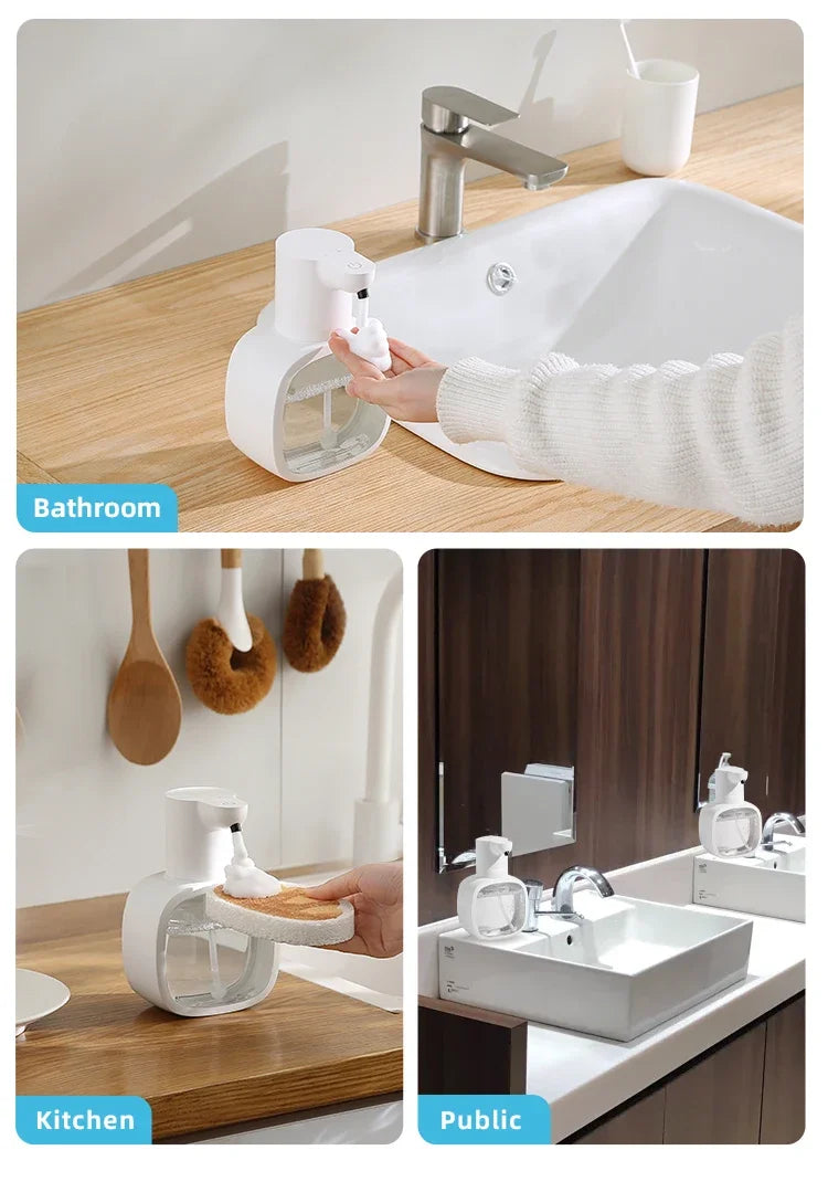 New smart sensor soap dispenser, automatic hand washer, electric foam hand sanitizer, detergent soap dispenser