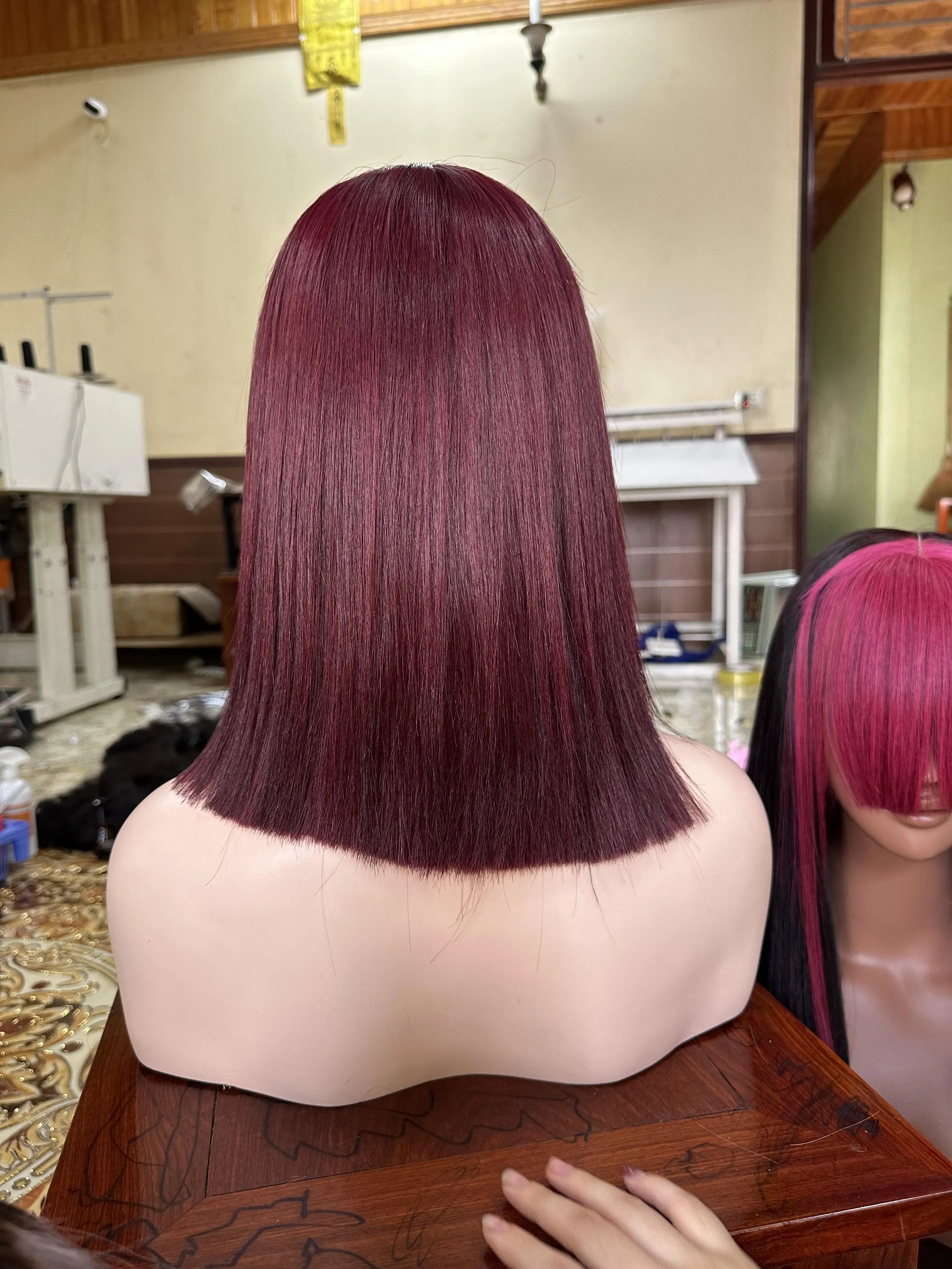 2025 Cheap Price 10 Inches Color Bone Straight Bob Wigs 100% Vietnamese Human Hair for Black Women