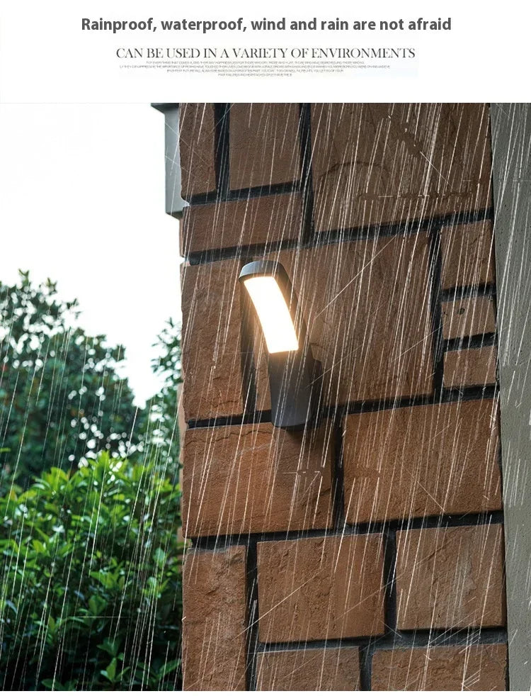 85-265V Indoor Outdoor LED Wall lamp For Garden Street Lighting Aluminum Modern Minimalist LED Wall Light Waterproof IP65 12W