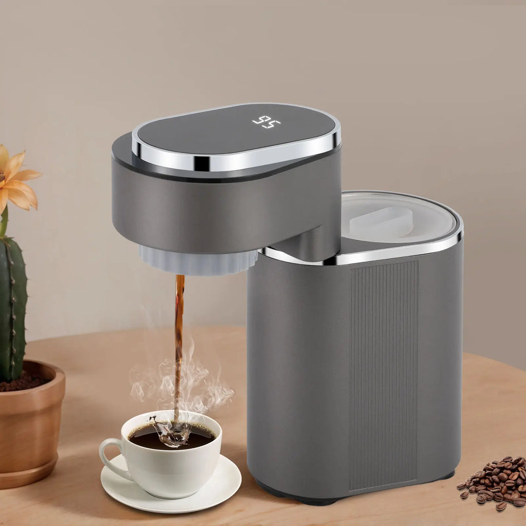 Mini Coffee Machine Travel Espresso Maker Coffee Latte Machine Temperature Adjustment Easy to Carry with Anti-slip Feet