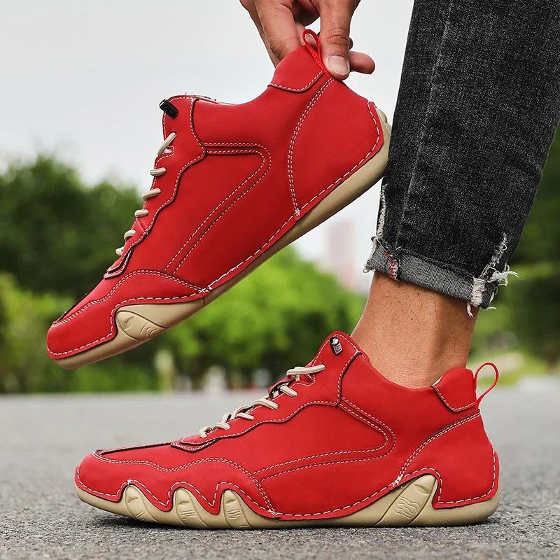Men's Casual Leather Fashionable One Foot Loafers Brand Sneakers Boat Shoes Hiking Boots Cowboy Boots For Men Ankle Boots 2025