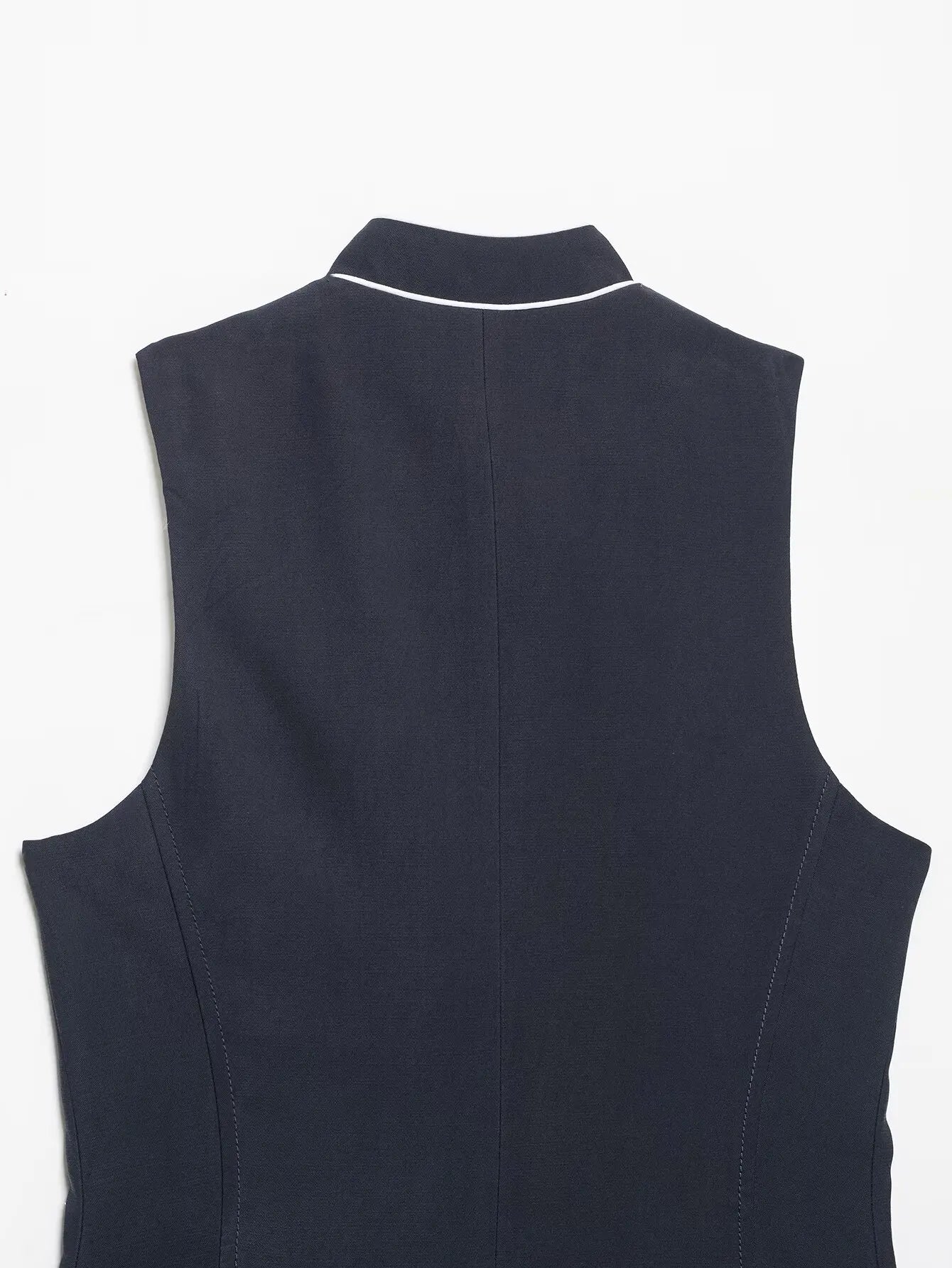 Summer Women's Suit Sleeveless Vest Top High Waist Wide Leg Pants 2026 New Fashion Short Vest Tops Long Pants 2-piece Set