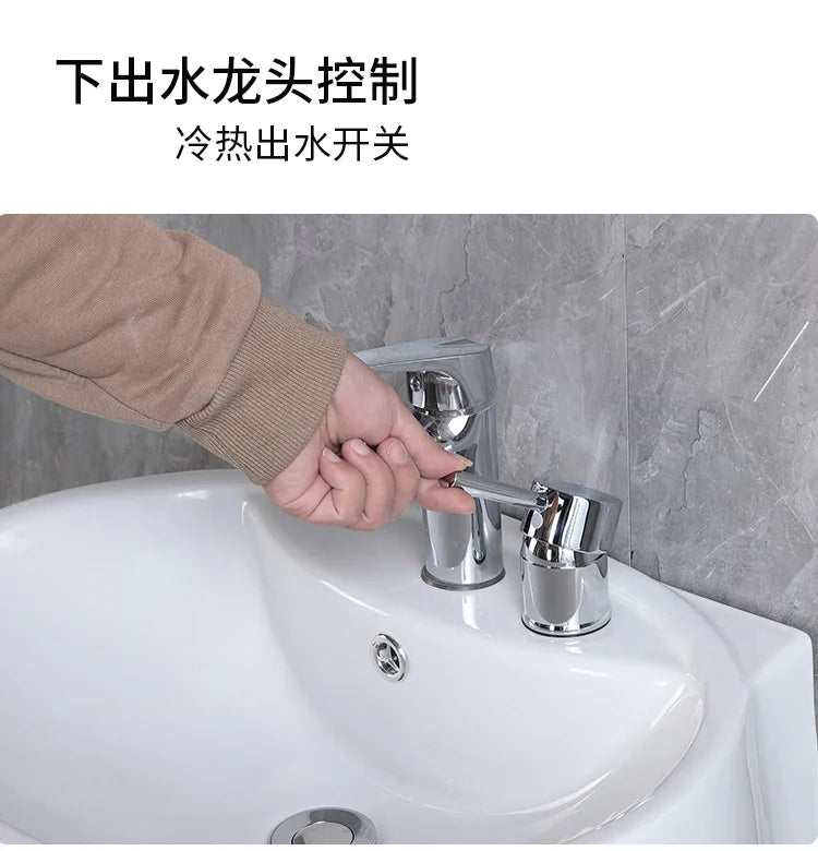 Integrated hand and foot washing basin - ceramic washbasin Интегрированная раковина для мытья рук и ног — керамическая раковина