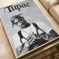 Hip Hop Singer 2-2Pac-MT Tupac Shakur Poster Art painting poster with prints Home bedroom living room decoration gift
