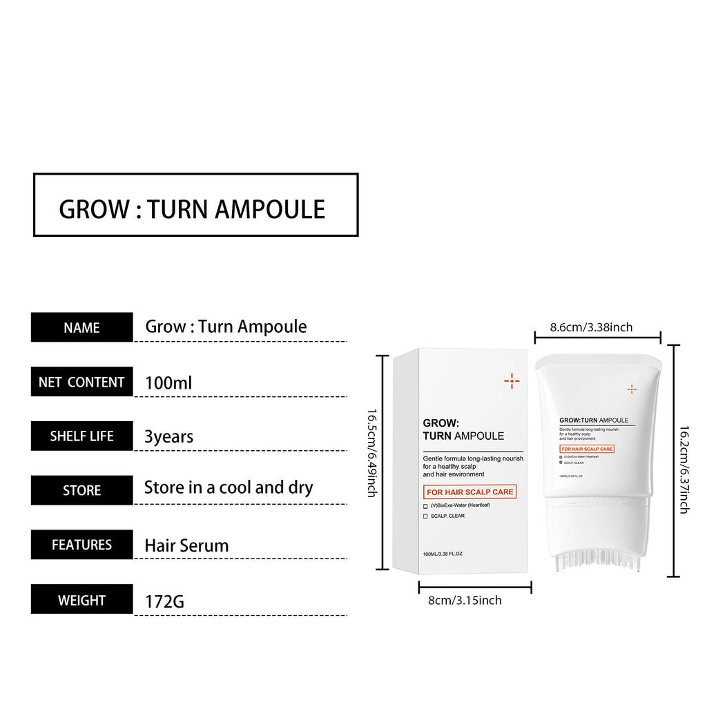 Volumizing Hair Serum Repair Damaged Hair Promotes Hair Growth Reduce Hair Loss Improve Scalp Environment Scalp Massage Ampoule