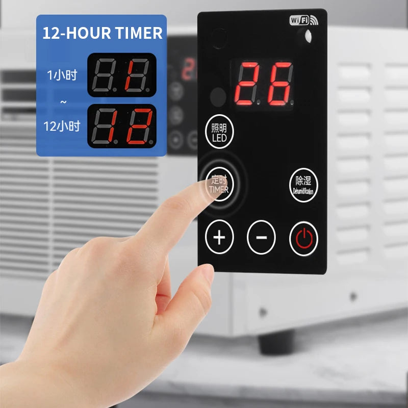 Portable Outdoor Air Conditioner Mosquito Net Air Conditioner Indoor Dormitory Portable Drainless Tent Mini Air Conditioner 220V