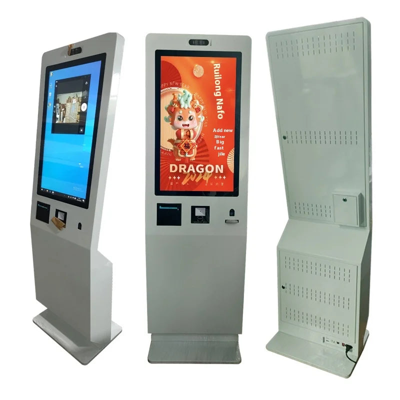 Hot selling：High Compatibility Indoor Self-Service Payment Kiosk Printer SDK 21.5/23.8/27/32/43 Inches Check-in/Out Touch Screen