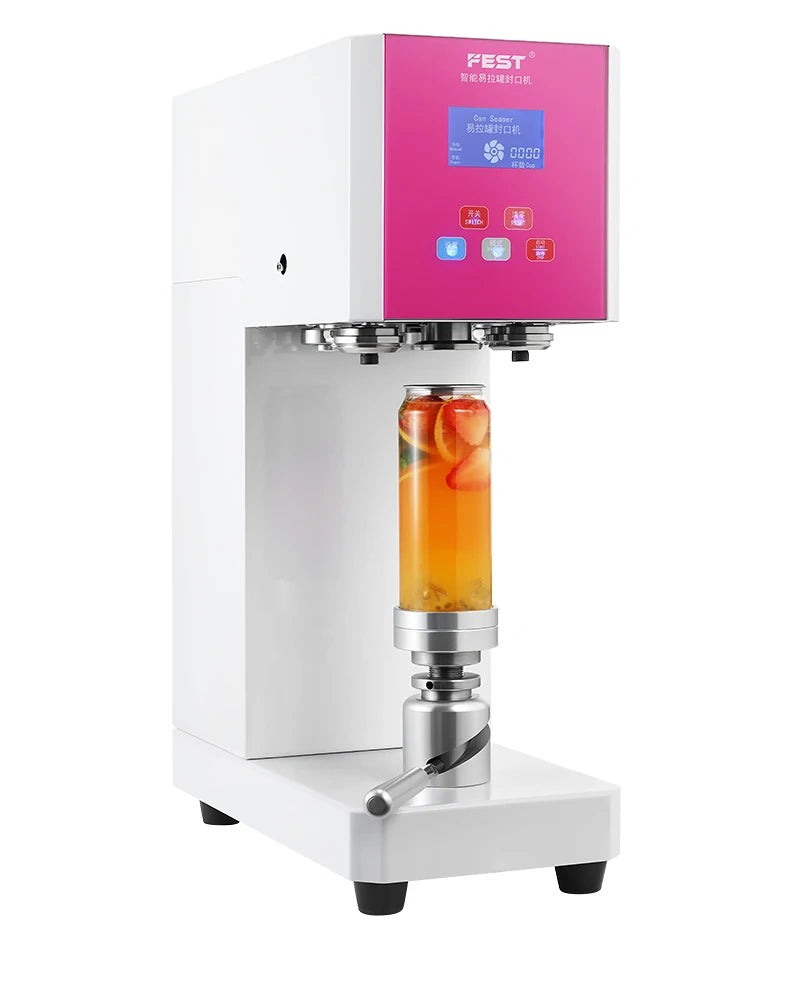 can sealing machine, milk tea automatic commercial plastic can beverage can sealing machine, beverage cup sealing machine