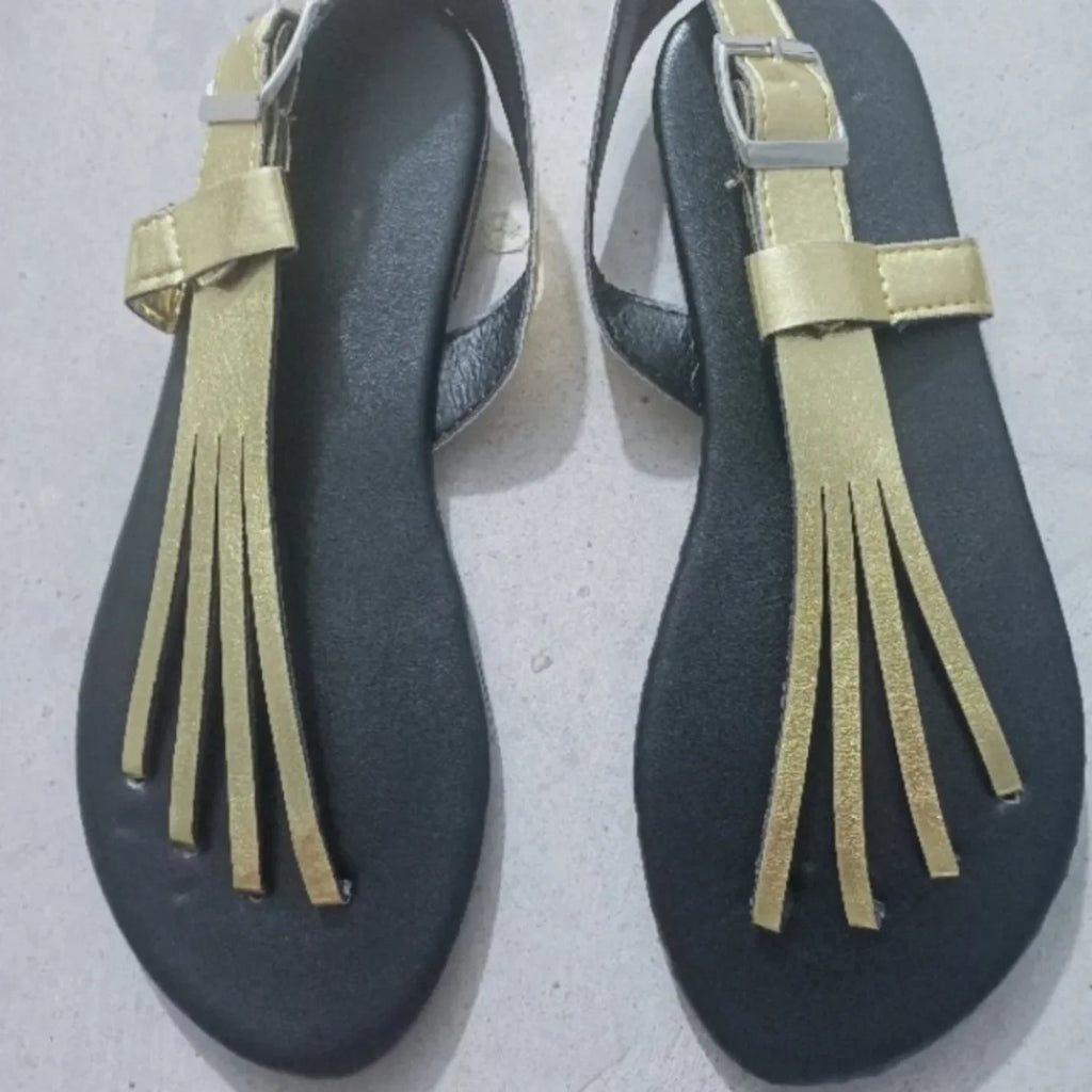 Summer Women Slippers Buckle Flat Sandals Fashion Outdoor Beach Shoes New Casual Flip Flops Metal Claw Slippers Slides Women