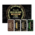 Men Solid Cologne Fragrance Set 4 In A Box - Portable Deodorant Balm Gel, Long-lasting Woman Floral Scent for Daily Use