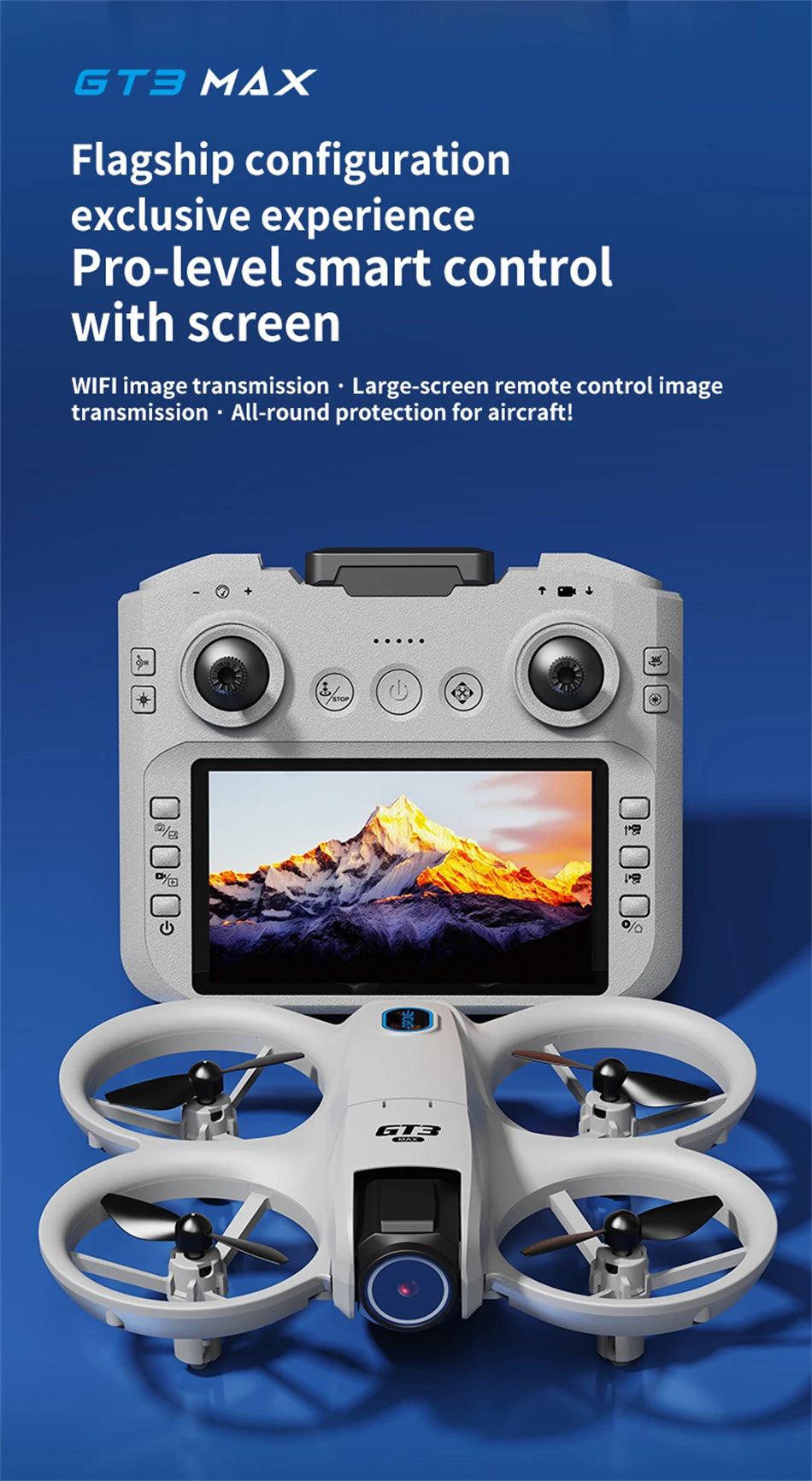 2026 GT3Max HD 8K RC Drone with Wide Angle Camera Foldable Helicopter Quadcopter Aircraft for Kids Professional Gift Toys