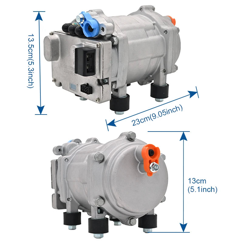404 Universal Electric Compressor Car A/C 12V/24V Truck Air Conditioning & Heating Systems Air Conditioner Unit For Camper Van