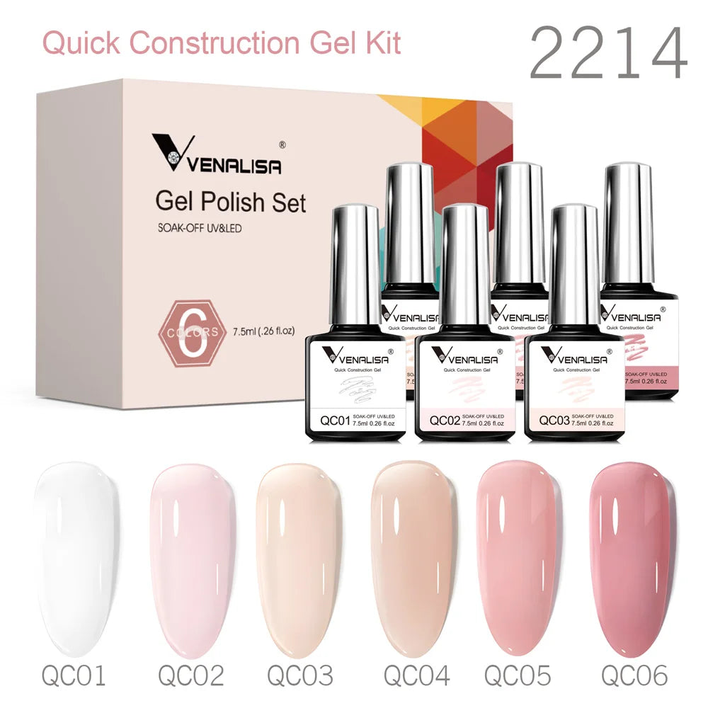 Venalisa Nail Gel Polish Fall Nail TPO FREE Long Wear Semi Permanent Soak Off UV LED Gel Nail Polish Gel Lacquer