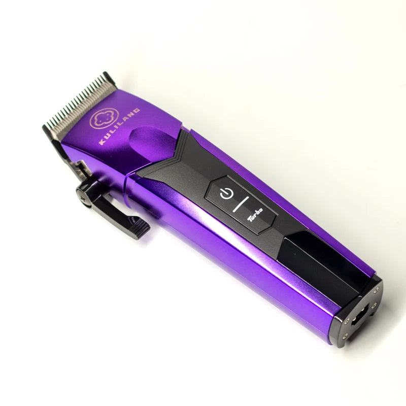 Kulilang R77F Professional Hair Cutting Machine Electric Hair Clipper Titanium Plated FADE Blade Men's Hairstyles Salon 7200RPM