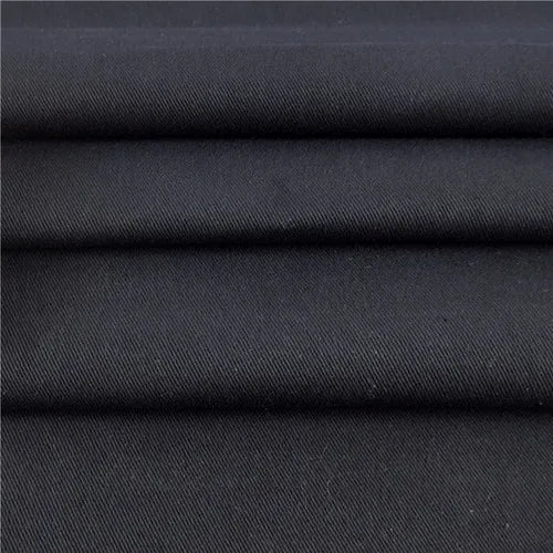 Denim Fabric By The Meter for Sewing Jeans Clothing Coats Dresses Thickened Colored Twill Cotton Handmade Cloth Plain Black Blue