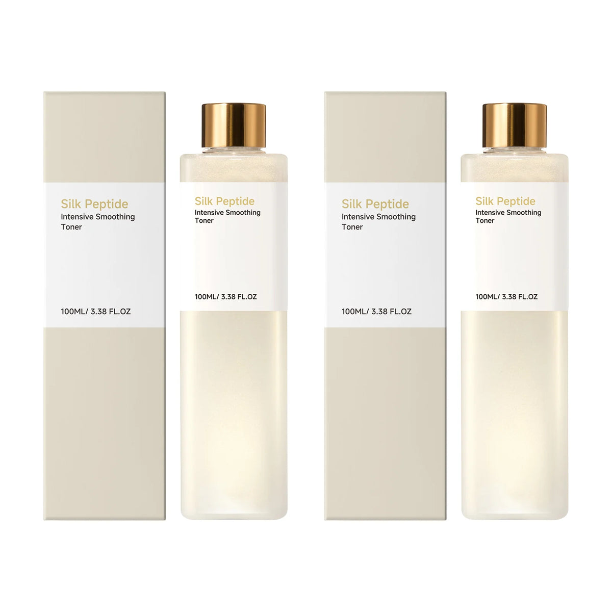 Silk Peptide Facial Toner Deep Hydration Calming Redness Repair Skin Barrier Refine Pores Brightening Dullness Face Primer Toner