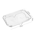 New Durable Stackable Air Fryer Rack Non-Stick Stainless Steel Airfryer Tray Grill Basket Kitchen Gadgets