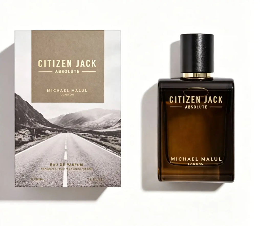 Michael Malul Citizen Jack Absolute perfume, mature tough guy, wild road fragrance, and niche premium fragrance