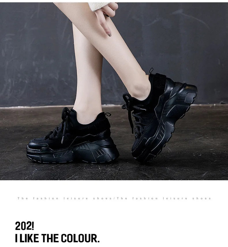 White Sneakers Women Sports Shoes for Women Inner Height Increasing Women's Shoes Winter Warmth Platform Shoes Zapatillas Mujer