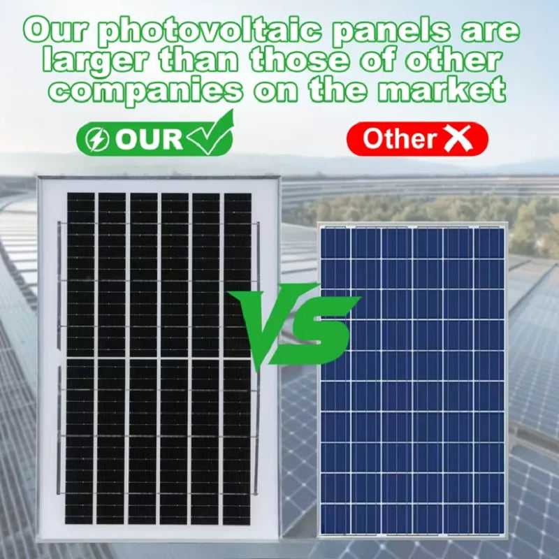 High brightness outdoor solar street light 6000/3000mAh waterproof automatic dusk to dawn garage garden street light