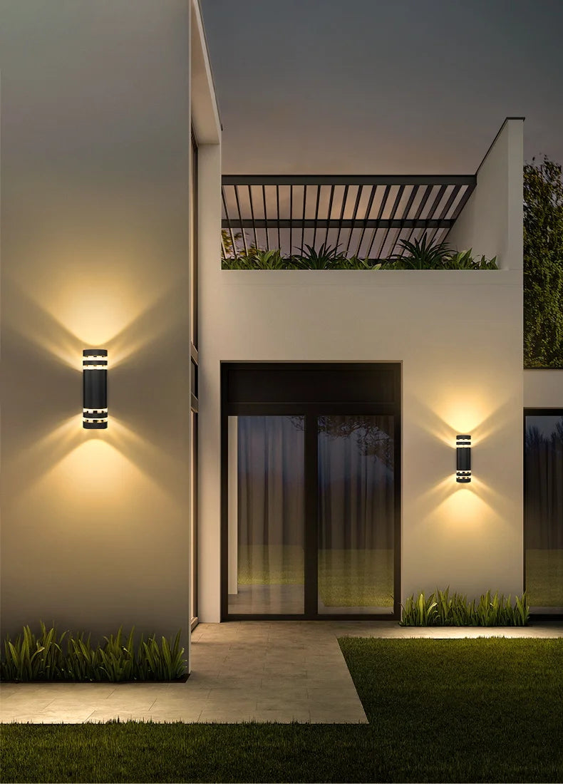 Street Wall Light Outdoor Waterproof LED E27 Bulb External Facade Decor Stairs Lights Entrance Fixture Home Decorative Lamp Wall