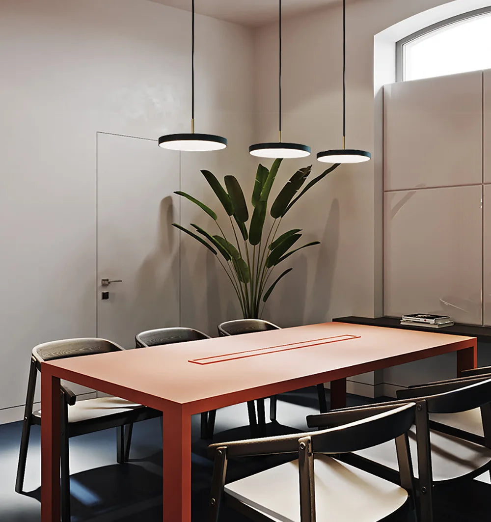 Nordic Modern Led Pendant Chandelier Adjustable Modern Led Chandeliers and Pendant Lights Office Cafe Canteen Restaurant