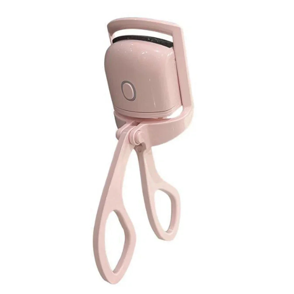 Electric Heated Eyelash Curler USB Rechargeable Eyelashes Curler Quick Heating Natural Curler Long Eyelash Lasting Makeup