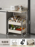 Kitchen Islands And Carts Trolley Rack Mobile Multi Functional Household Multi Layer Storage Organizer Cart Rack Shelf Furniture