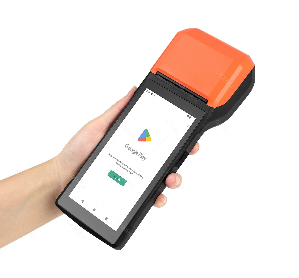 Android 13/14 Handheld Terminal POS 58mm Mobile Receipt Bill Thermal Printer 1D/2D Scanner 5.5''HD Support WiFi Bluetooth POS