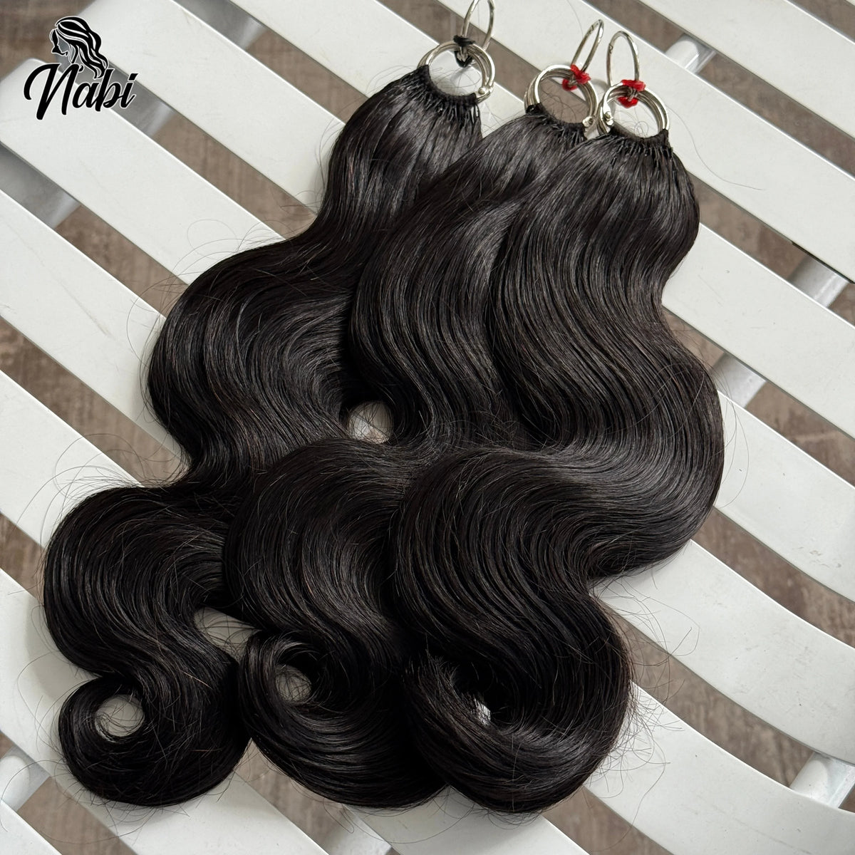 NABI Pre-Separated Crochet Human Hair Bundle Miracle Knots Braiding 14-18inch Water Wave Curly Human Hair for Women
