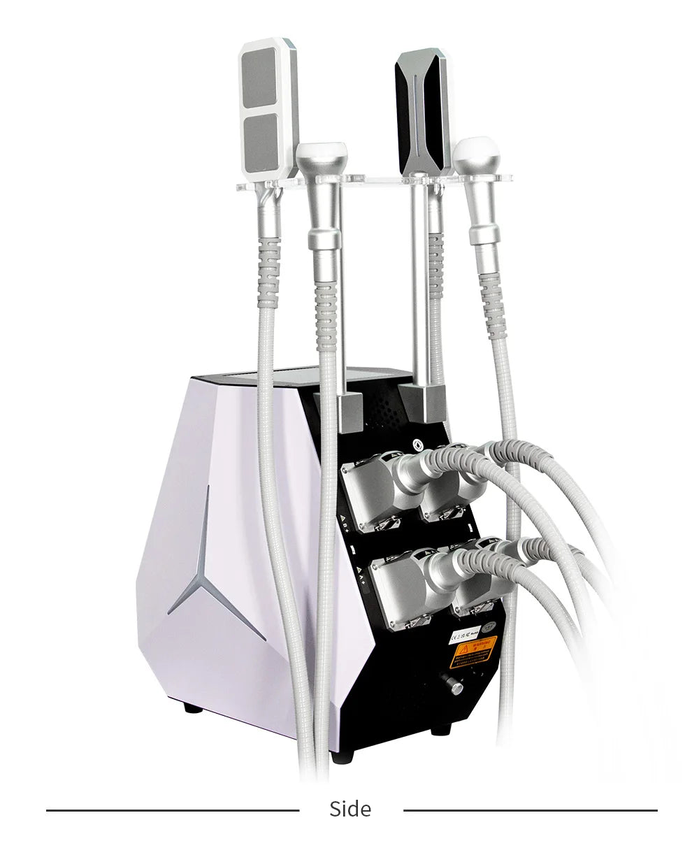 Professional Cryoskin Slimming Machine 2 Round Heads 2 Freezing Plates Skin Tightening Cellulite Removal Device