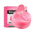 60 Pieces of Rose Starry Sky Collagen Eye Mask, Anti-Dark Circles, Anti-Eye Bags, Moisturizing and Firming Eye Patches, Eye Skin Care