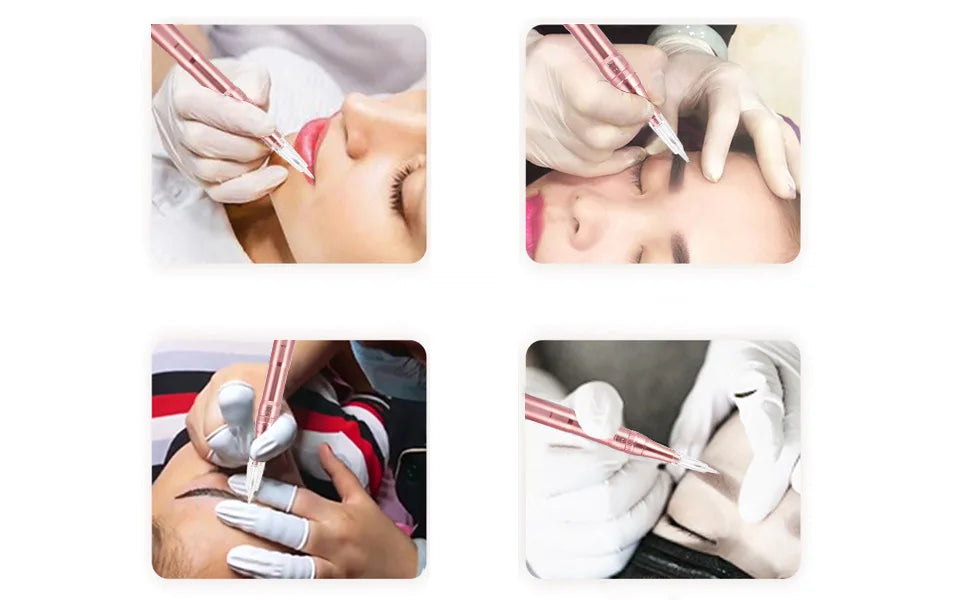 Eyebrow tattoo pen, embroidery, eyebrow tattooing machine, fully throwing eyebrow tattooing clip, wireless charging beauty devic