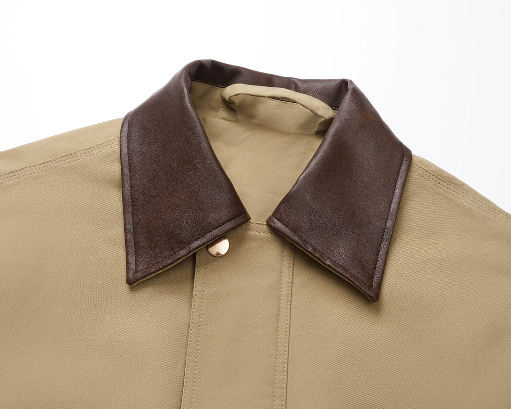 Yao Fashion Barnfit Chore Jacket Casual Streetwear Trend Brand High Quality 1:1 Baggy Retro Autumn Winter Cotton Padding Jacket