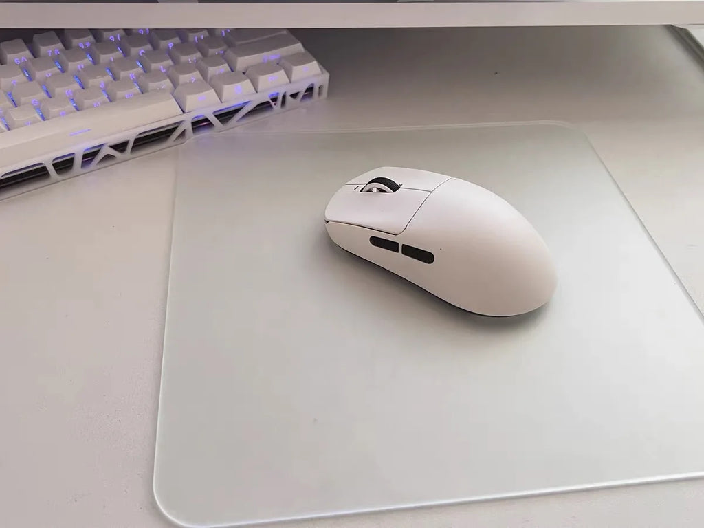 Transparent Photovoltaic Glass Mouse Pad Tempered Upgrade Smooth FPS Game & Office  Anime Theme Game Specific Mousepad Desk Mat