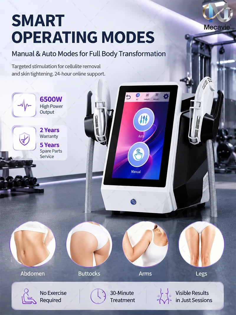 Technology 6500W NEO RF Body Slimming Machine Fat Burning Muscle Toning Device for Abdomen Thighs Pelvic‌ Whole Body