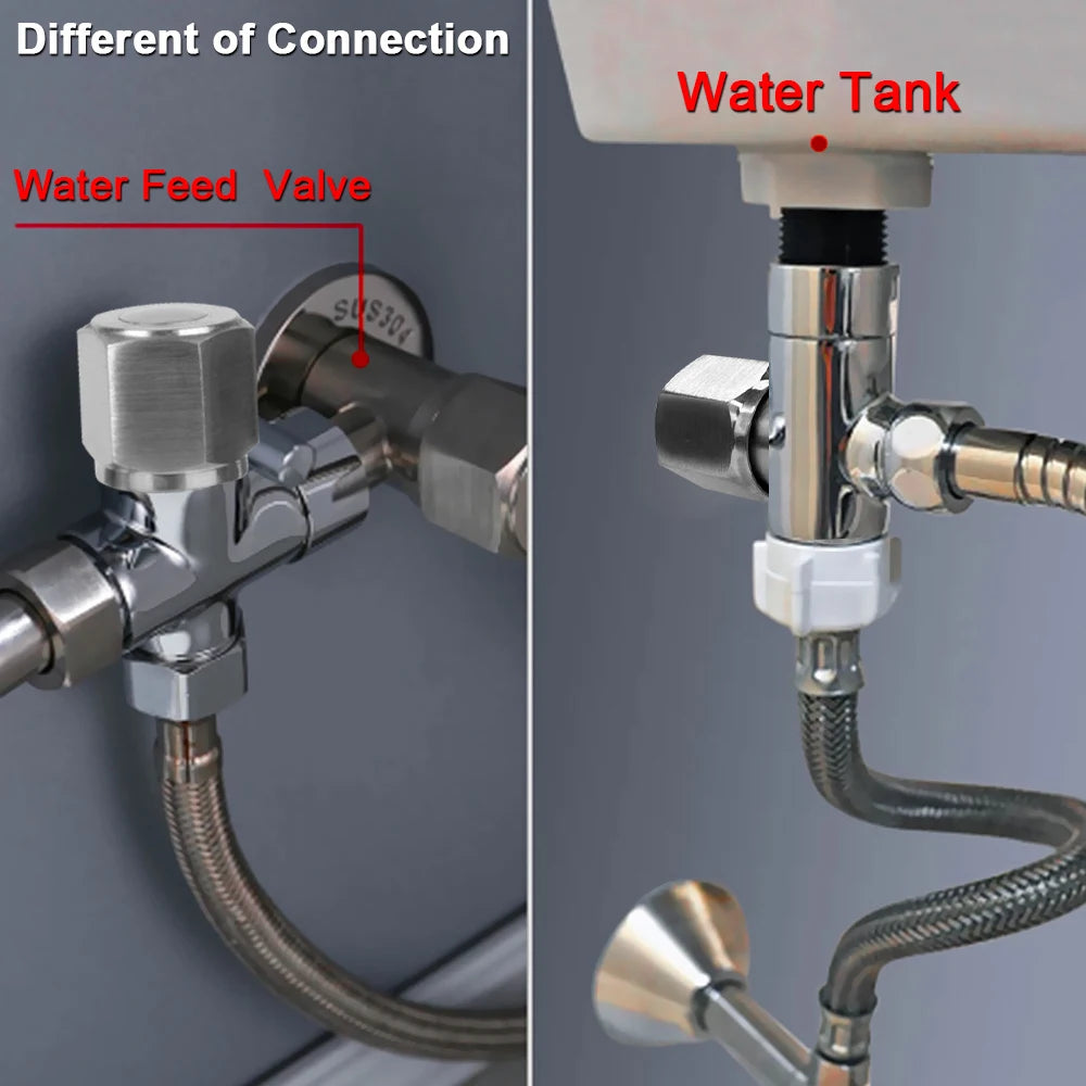 Stainless Steel Hand Bidet faucet Handheld shower head self cleaning For Bathroom hand sprayer Bidet sprayer set For toilet