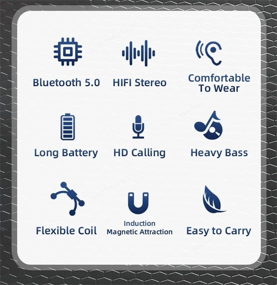 Lenovo HE05X Neckband Earphones Wireless Bluetooth 5.0 Earbuds Waterproof Sport Headset with Mic Magnetic Neckband Earphone New