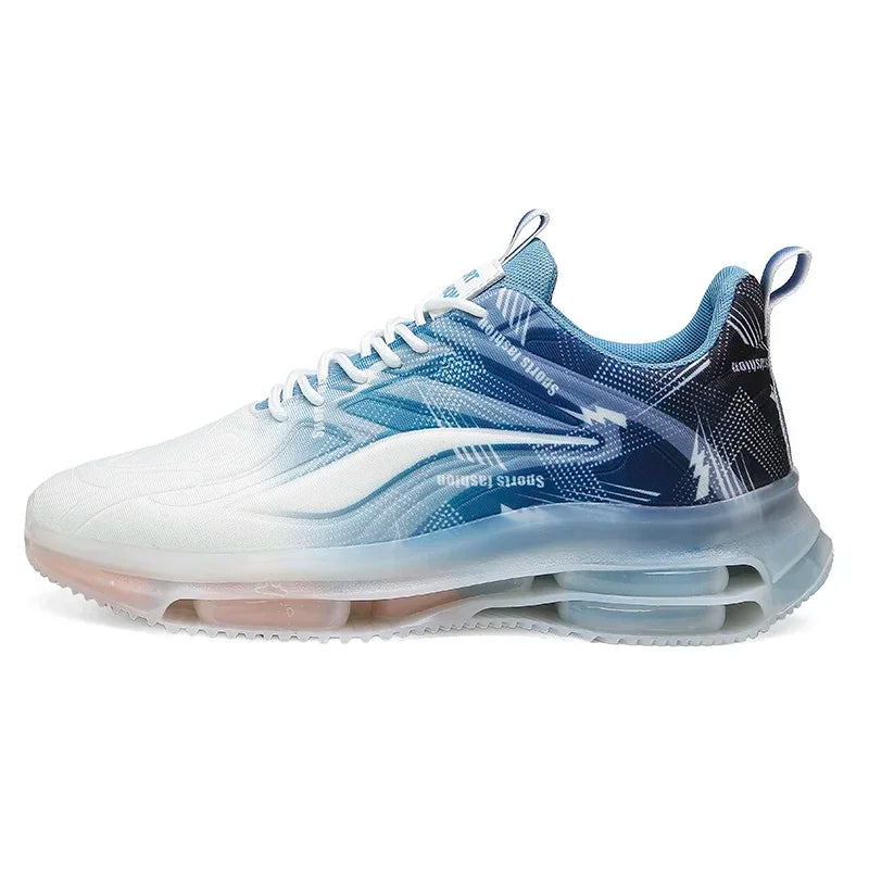 Running Shoes Men Lightweight Mesh Anti-slip Wear-resistant Casual Shoes Men Lace-up Sports Breathable Walking Shoes Men