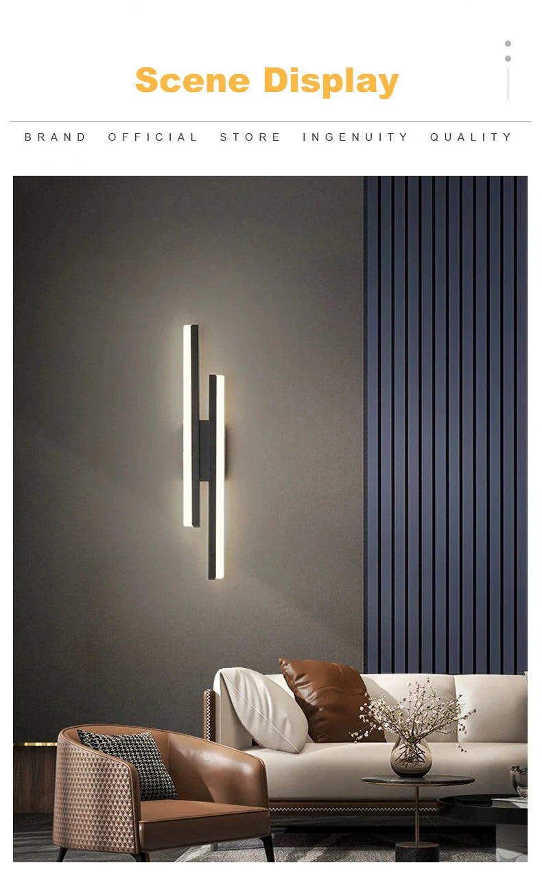 LED Wall Light Modern Wall Decor For Bedroom Living Room Corridor Room Decor Lighting Home Wall Lamp Indoor Lighting Fixtures